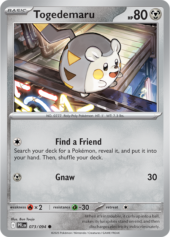 Mega Evolution - Phantasmal Flames 073/094 Togedemaru
