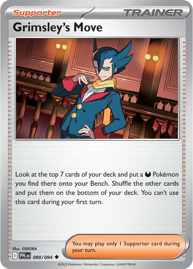 Mega Evolution - Phantasmal Flames 090/094 Grimsley's Move