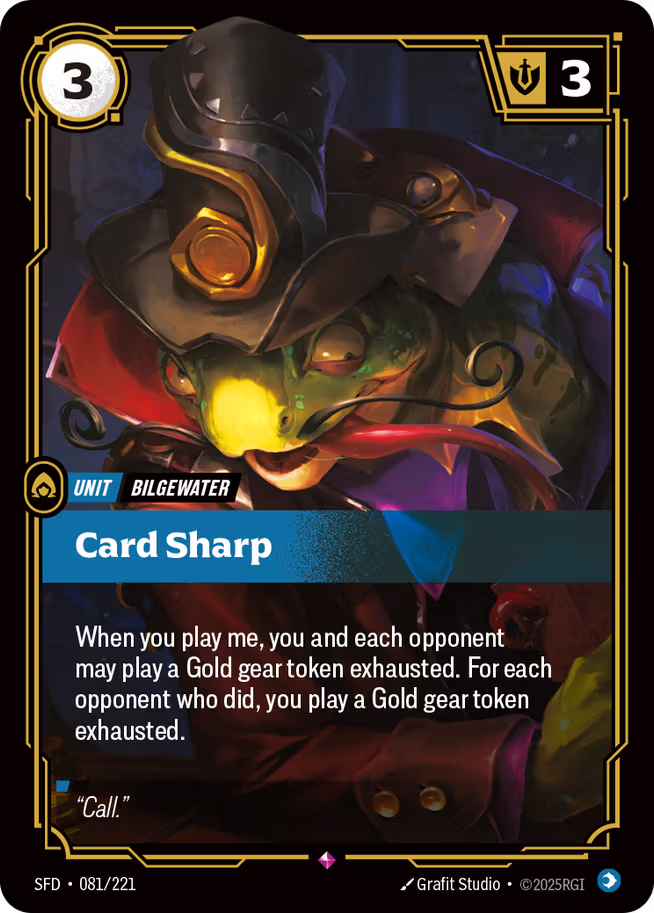 Riftbound: League of Legends TCG Spiritforged 081/221 Card Sharp