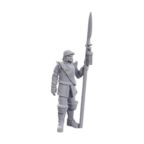 Roadwardens Male & Female: WizKids Deep Cuts Unpainted Miniatures