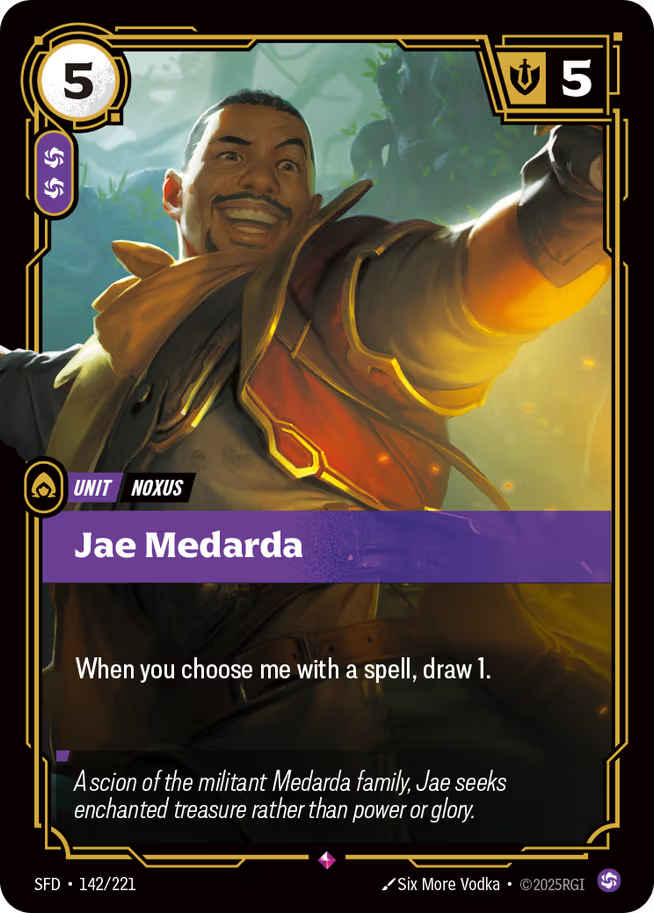 Riftbound: League of Legends TCG Spiritforged 142/221 Jae Medarda