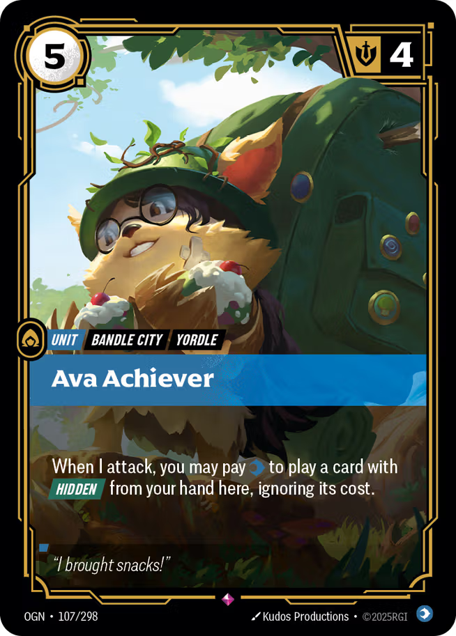 Riftbound: League of Legends TCG Origins 107/289 Ava Achiever