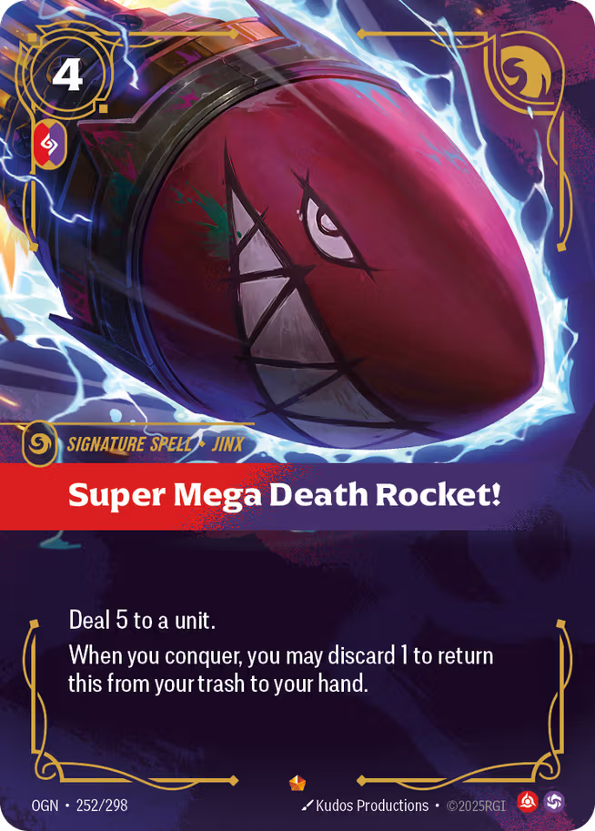 Riftbound: League of Legends TCG Origins 252/289 Super Mega Death Rocket!