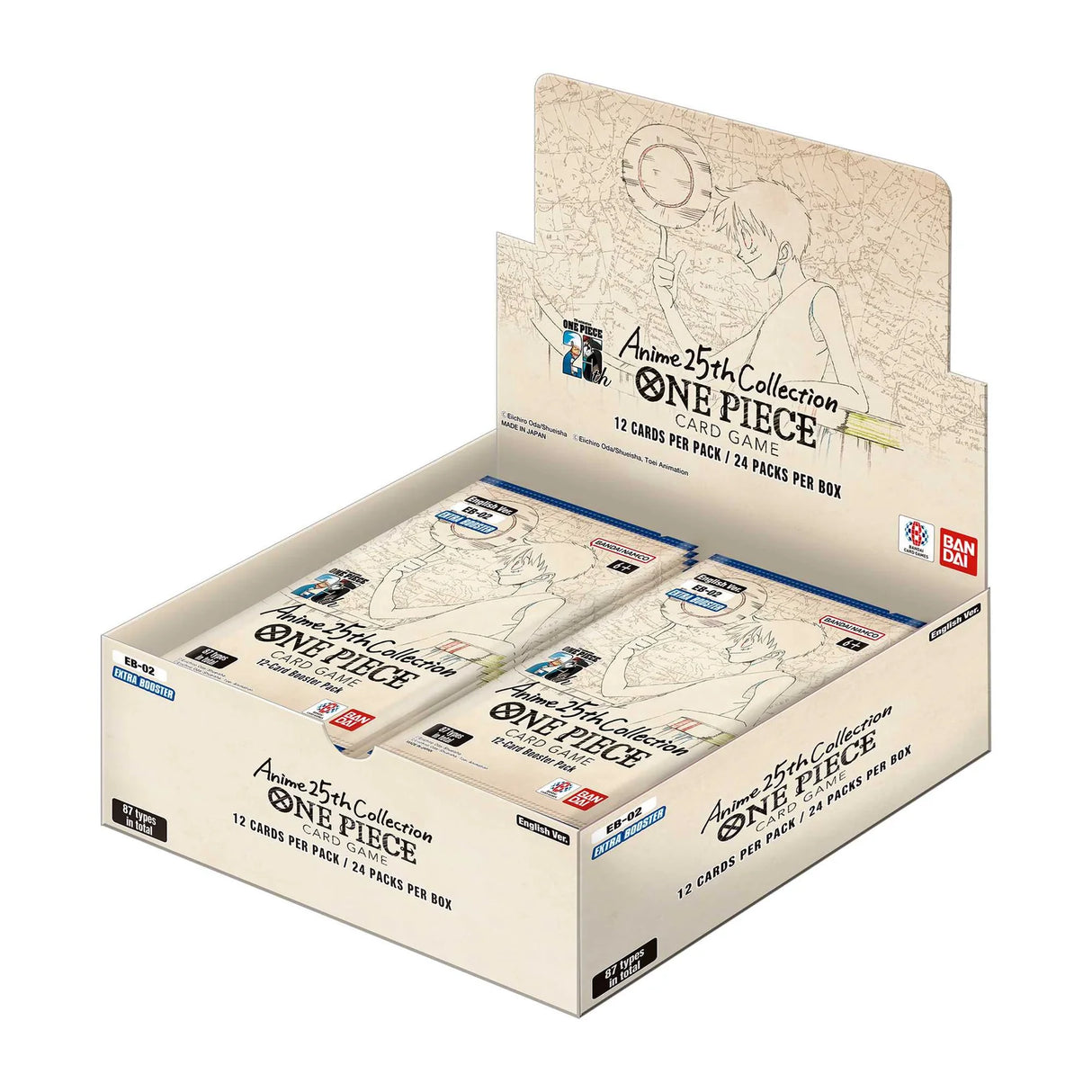 One Piece Card Game Extra Booster Anime 25th Collection - EB-02 Booster Box