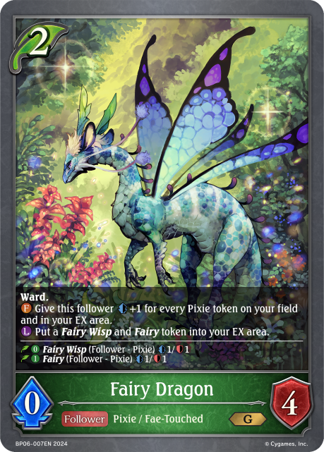 Paragons of the Colosseum BP06-007 Fairy Dragon