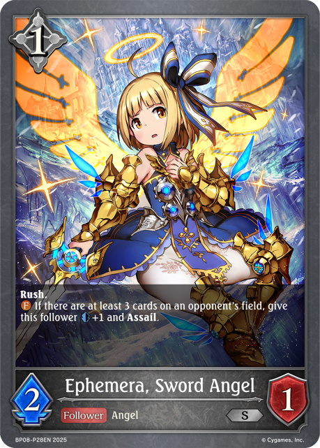 Alterchaotica BP08-P28 Ephemera, Sword Angel