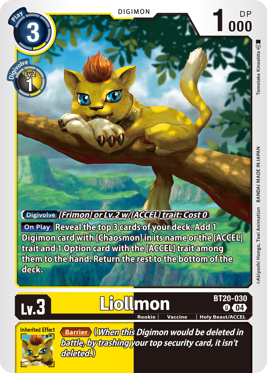 Special Booster Ver.2.5 BT20-030 Liollmon