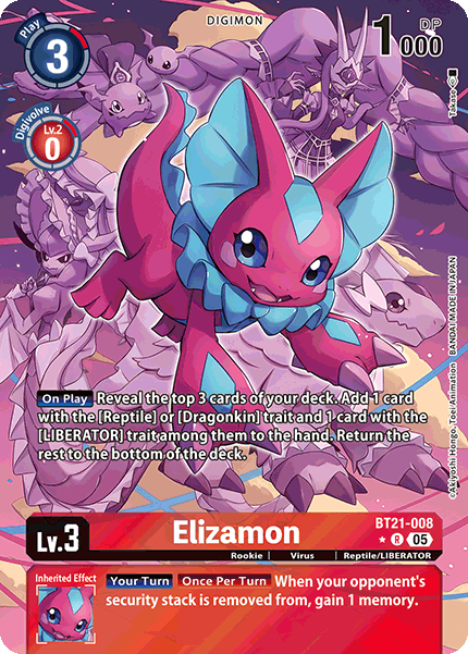 World Convergence BT21-008 Elizamon Alternative Art