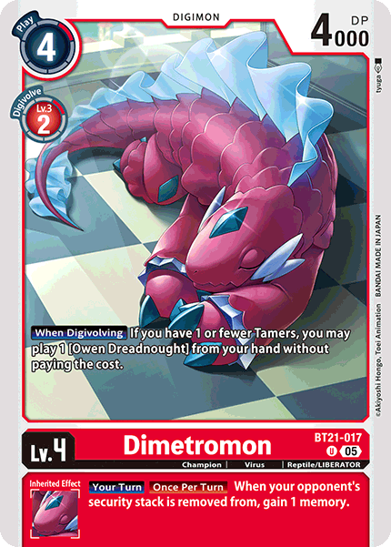 World Convergence BT21-017 Dimetromon
