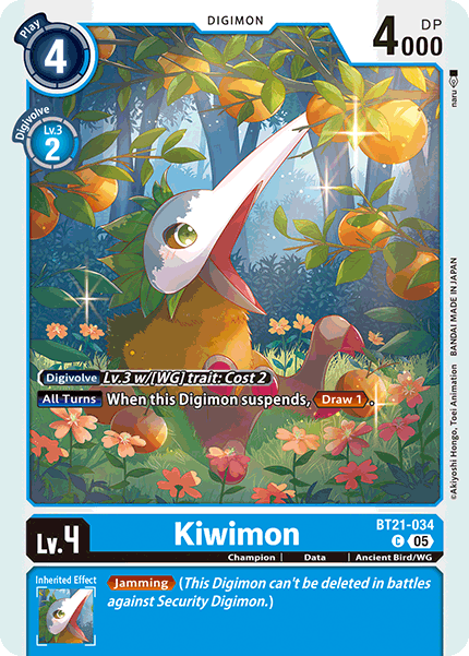 World Convergence BT21-034 Kiwimon