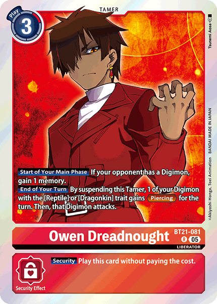 World Convergence BT21-081 Owen Dreadnought