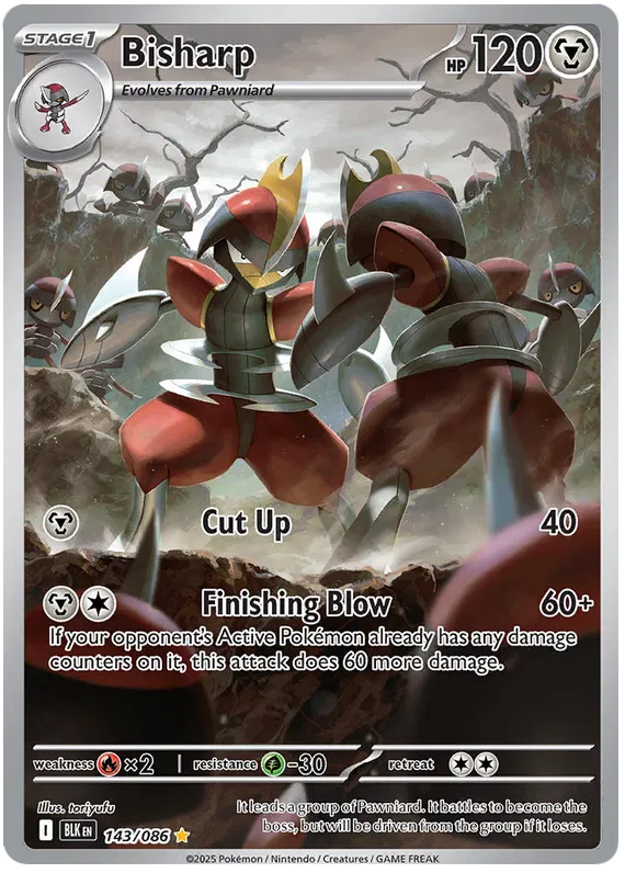 Scarlet & Violet Black Bolt 143/086 Bisharp