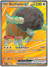 Scarlet & Violet White Flare 162/086 Bouffalant ex Full Art