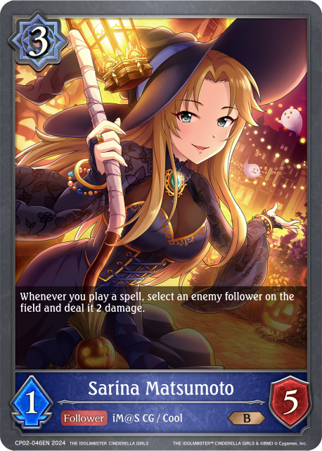 THE IDOLM@STER CINDERELLA GIRLS CP02-046 Sarina Matsumoto