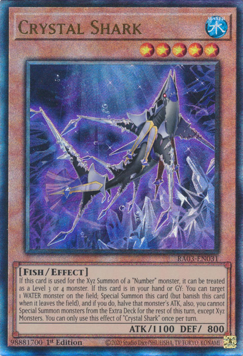 Quarter Century Bonanza RA03-EN031 Crystal Shark Ultimate Rare