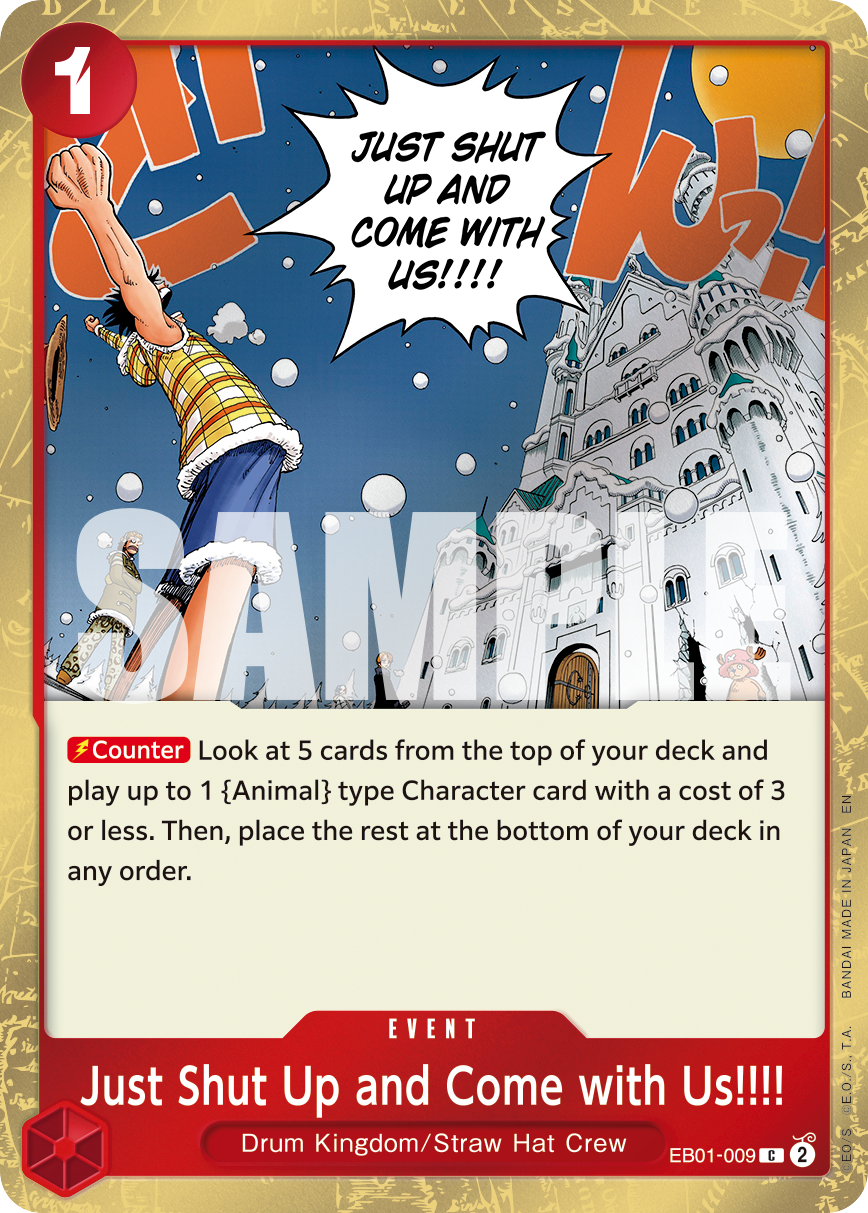 EB01-009 | C | EVENT Just Shut Up and Come with Us!!!! Jolly Rodger Foil