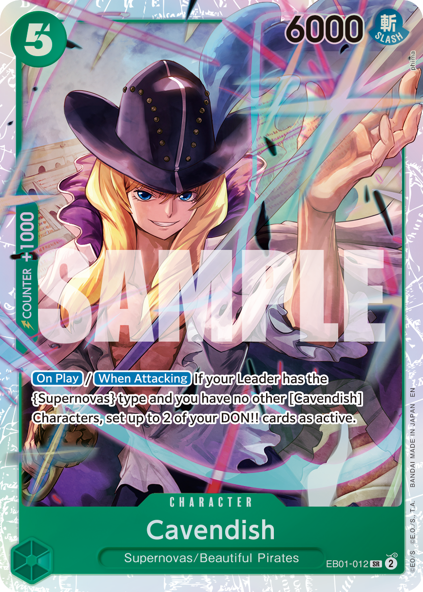 EB01-012 | SR | CHARACTER Cavendish
