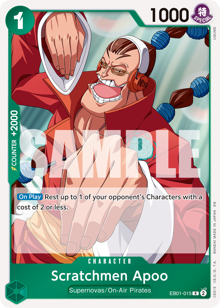 EB01-015 | R | CHARACTER Scratchmen Apoo