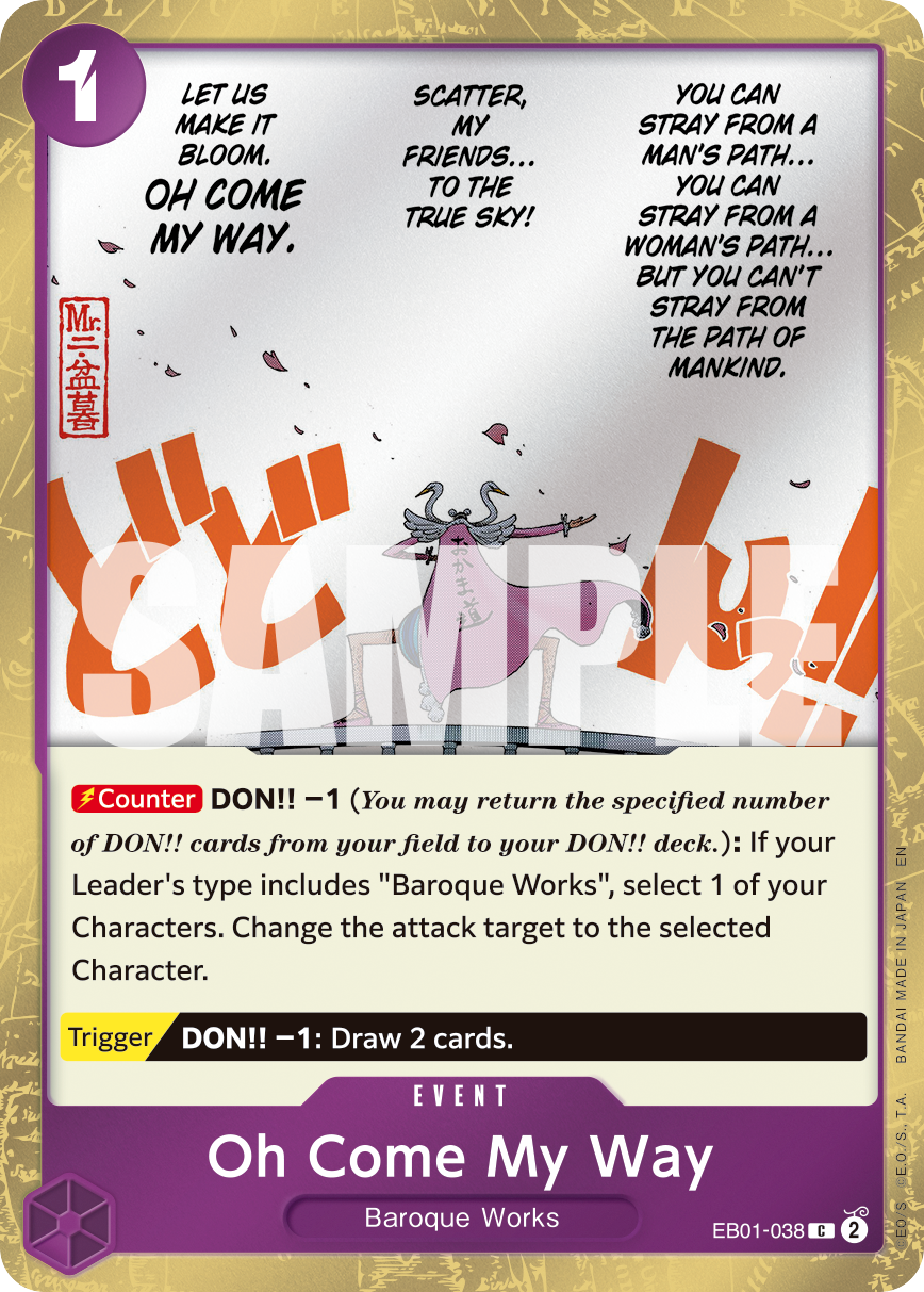 EB01-038 | C | EVENT Oh Come My Way Jolly Rodger Foil