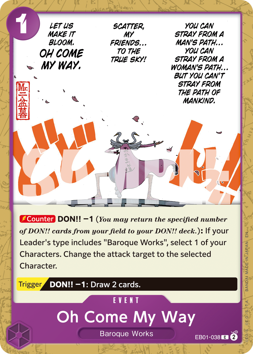 EB01-038 | C | EVENT Oh Come My Way