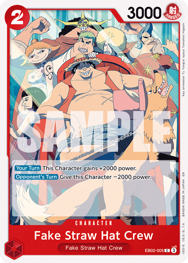 EB02-005 | C | CHARACTER Fake Straw Hat Crew