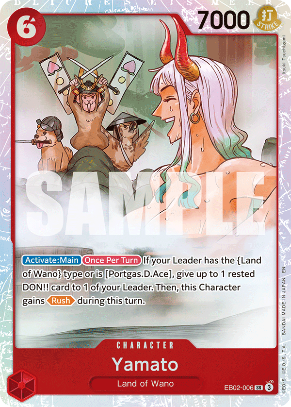 EB02-006 | SR | CHARACTER Yamato