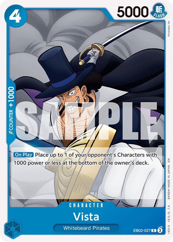 EB02-027 | C | CHARACTER Vista