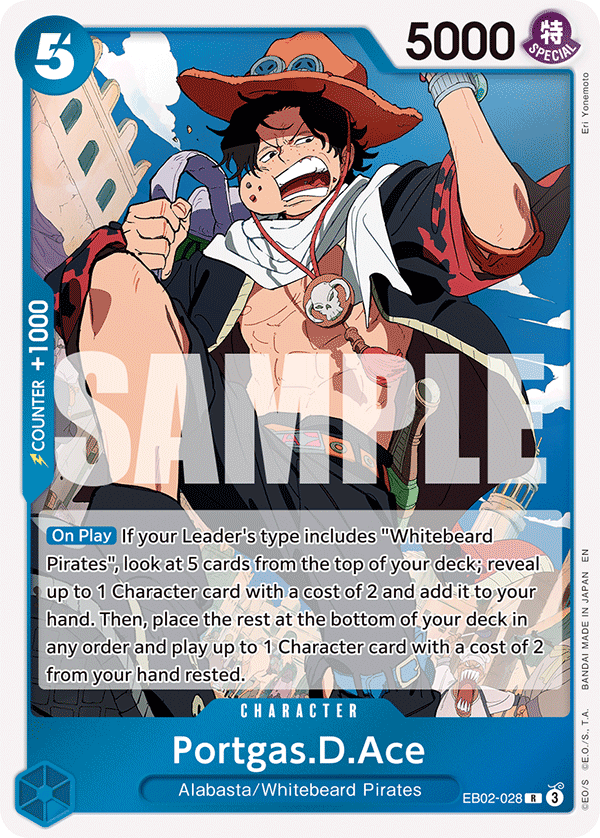 EB02-028 | R | CHARACTER Portgas.D.Ace