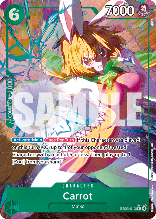 EB03-013 | R | CHARACTER Carrot Parallel