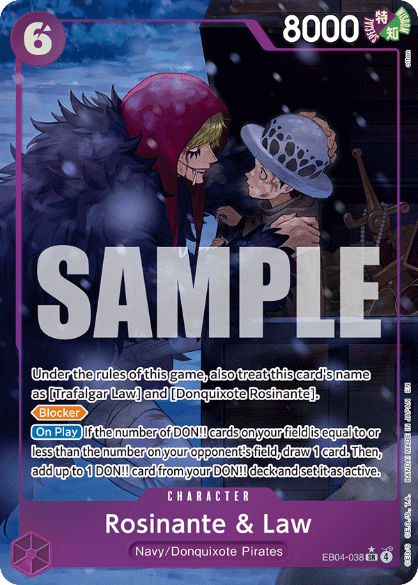 EB04-038 | SR | CHARACTER Rosinante & Law Parallel