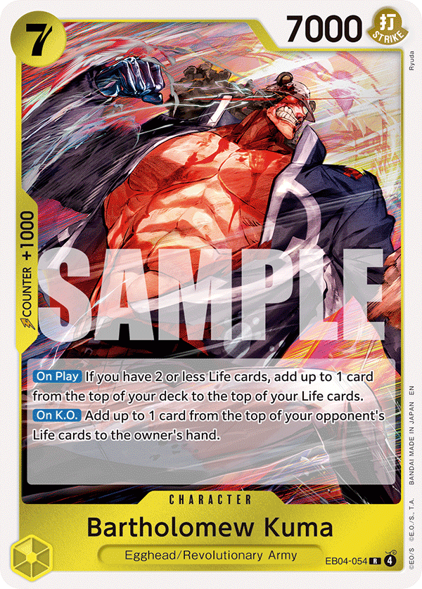 EB04-054 | R | CHARACTER Bartholomew Kuma