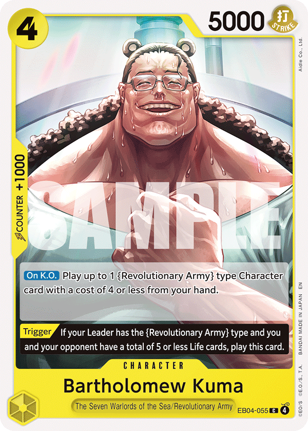 EB04-055 | C | CHARACTER Bartholomew Kuma