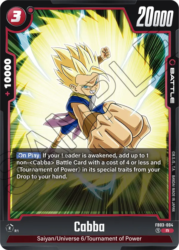 Raging War FB03-004 Cabba