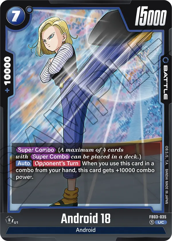 Raging War FB03-035 Android 18