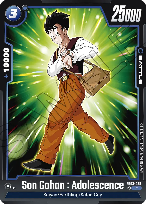 Raging War FB03-038 Son Gohan : Adolescence