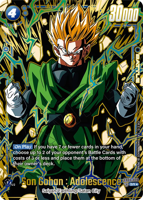 FB03-039 SR Son Gohan : Adolescence