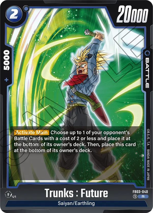 Raging War FB03-040 Trunks : Future