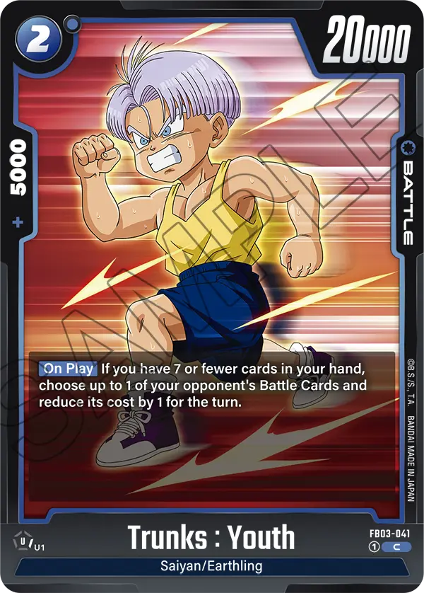 Raging War FB03-041 Trunks : Youth