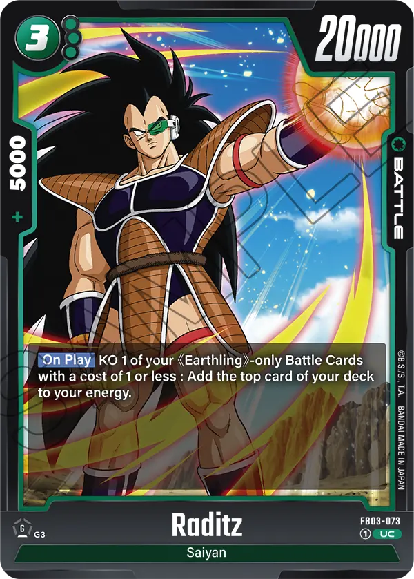 Raging War FB03-073 Raditz