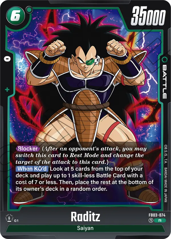 Raging War FB03-074 Raditz