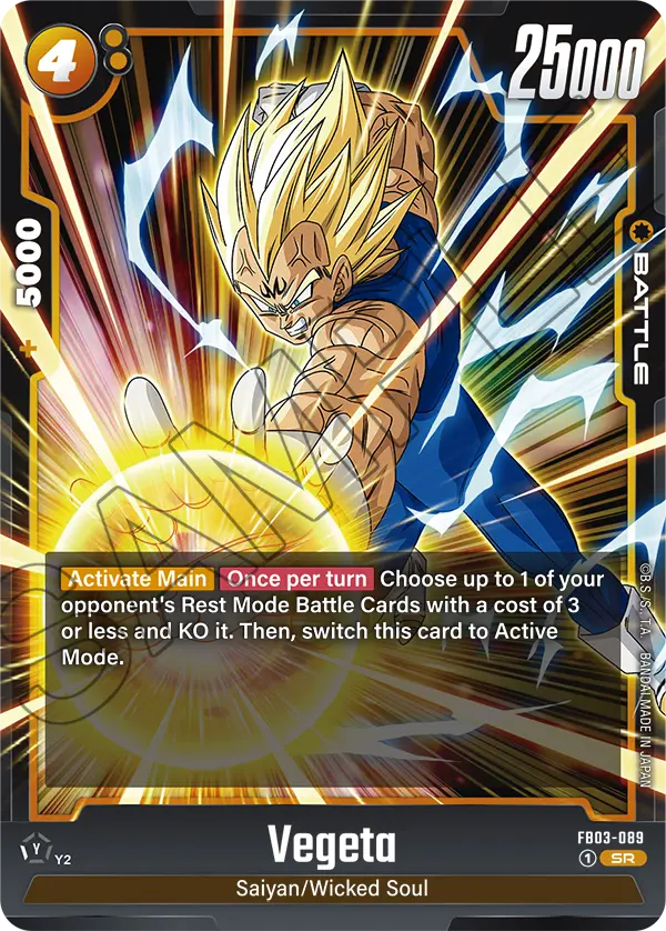 Raging War FB03-089 Vegeta