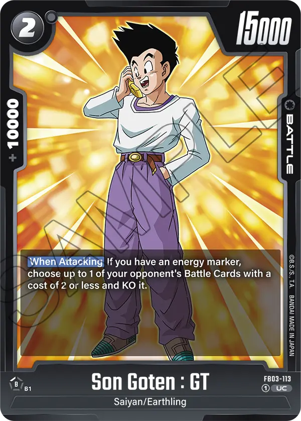 Raging War FB03-113 Son Goten : GT