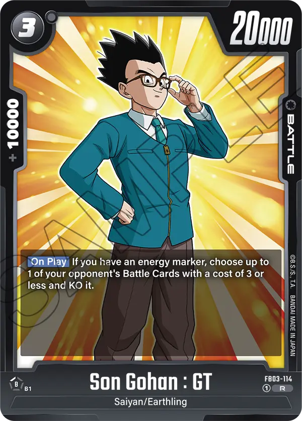 Raging War FB03-114 Son Gohan : GT