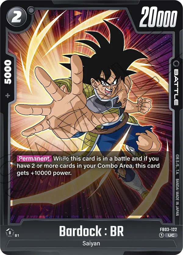 Raging War FB03-122 Bardock : BR