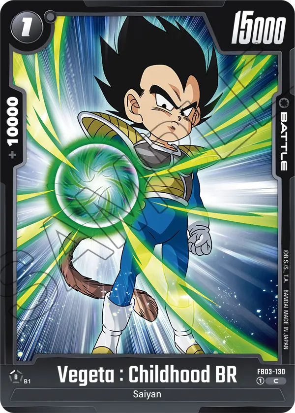 Raging War FB03-130 Vegeta : Childhood BR