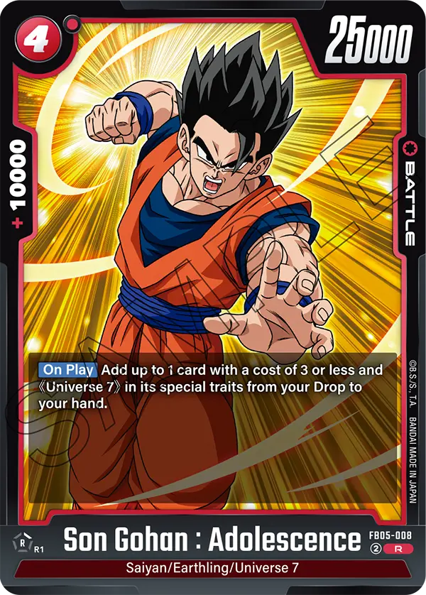 New Adventure FB05-008 Son Gohan : Adolescence
