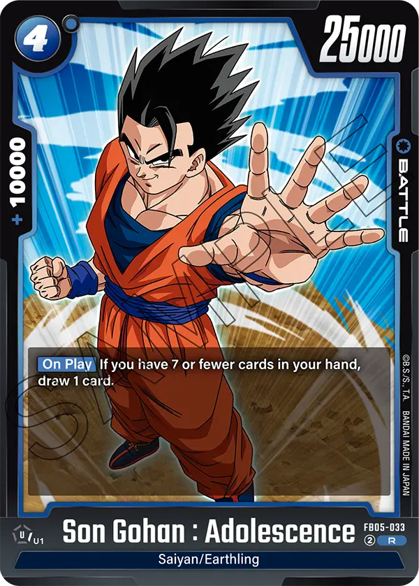 New Adventure FB05-033 Son Gohan : Adolescence