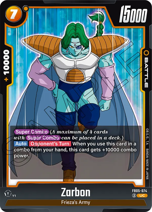New Adventure FB05-074 Zarbon