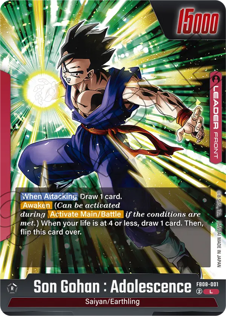 FB08-001 L Son Gohan : Adolescence