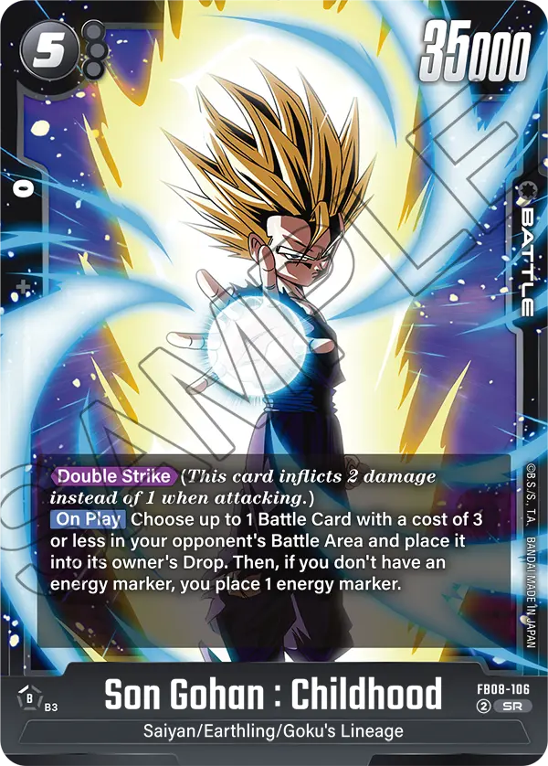 FB08-106 SR Son Gohan : Childhood